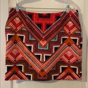 EUC Aztec Printed Skirt with Pockets!